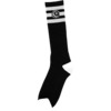 Foundation Skateboards 3 Stripe Tall Black Crew Socks - One size fits most