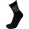Heroin Skateboards F### Drugs Black Crew Socks - One size fits most