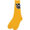 Pig Wheels Head Tall Gold Crew Socks - One size fits most