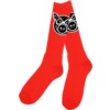 Pig Wheels Head Red Tall Socks - One size fits most