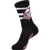 Powell Peralta Ripper Rip Stripes Black / Pink Crew Socks - One size fits most