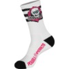 Powell Peralta Ripper Rip Stripes Pink / Black / White Crew Socks - One size fits most