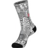 Powell Peralta SAS Skeleton Charcoal Crew Socks - One size fits most