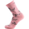 Psockadelic Socks Pinkzilla Crew Socks - One size fits most