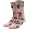 Psockadelic Socks Strawberry Trip Crew Socks - One Size Fits Most