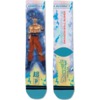 Primitive Skateboarding DBS2 Goku Ultra Instinct Teal Crew Socks - One size fits most