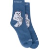 Rip N Dip Lord Nermal Slate Mid Socks - One size fits most