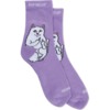 Rip N Dip Lord Nermal Mid Dusty Lavender Mid Socks - One size fits most