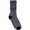 Spitfire Wheels Bighead Charcoal / Black Crew Socks - One size fits most