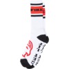 Spitfire Wheels Classic '87 Bighead White / Black / Red Crew Socks - One size fits most