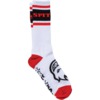 Spitfire Wheels Classic 87 Bighead White / Red / Black Crew Socks - One size fits most