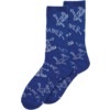 Thrasher Magazine Gonz Logo Pattern Blue / White Crew Socks - One size fits most