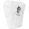 The Heated Wheel Skateboards Grasshopper Guy Crew Socks - One size fits most