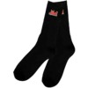 Toy Machine Skateboards Devil Cat Black Crew Socks - One size fits most