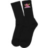 Toy Machine Skateboards Brain Monster Black Crew Socks - One size fits most