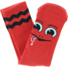 Toy Machine Skateboards Happy Turtle Red Crew Socks - One size fits most