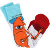 Toy Machine Skateboards Insecurity White / Blue / Orange / Red Crew Socks - One size fits most