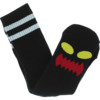 Toy Machine Skateboards Monster Face Black Crew Socks - One size fits most