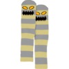 Toy Machine Skateboards Monster Big Stripe Yellow / Grey Crew Socks - One Size Fits Most