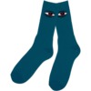Toy Machine Skateboards Sect Eye Embroidered Ocean Crew Socks - One size fits most