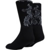 Toy Machine Skateboards Void Black Crew Socks - One size fits most