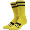 Toy Machine Skateboards Monster Face Yellow Crew Socks - One size fits most