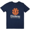 Element Skateboards Vertical Eclipse Navy Boys Youth Short Sleeve T-Shirt - Medium