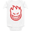 Spitfire Wheels Bighead White / Red Baby Onesie - 12 Months