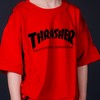 Thrasher Magazine Mag Logo Black Boys Youth Short Sleeve T-Shirt - Youth X-Small