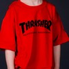 Thrasher Magazine Mag Logo White Boys Youth Short Sleeve T-Shirt - Youth X-Small