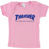 Thrasher Magazine Mag Logo Pink / Blue Infant Short Sleeve T-Shirt 12-18 Months - Medium
