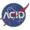 Acid Chemical Wheels 3" Navy Space Patch
