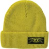 Anti Hero Skateboards Stock Eagle Label Cuff Yellow / Black Beanie Hat - One size fits most