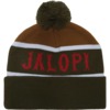 Anti Hero Skateboards Zambony Olive / Gold / Red Pom Beanie Hat - One size fits most