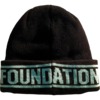 Foundation Skateboards Text Logo Knit Beanie