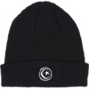 Foundation Skateboards Star & Moon Black Beanie Hat - One size fits most