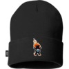 Grizzly Grip Tape Behind the 8 Ball Black Beanie Hat - One size fits most