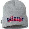 Grizzly Grip Tape No Substitute Grey Beanie Hat - One Size Fits All