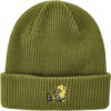 Heroin Skateboards Egg Olive Beanie Hat - One size fits most