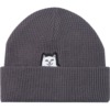 Rip N Dip Lord Nermal Waffle Knit Charcoal Beanie Hat - One size fits most