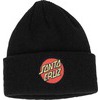 Slime Balls Skateboard Wheels Classic Dot Black / Black Beanie Hat - One size fits most