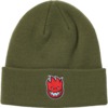 Spitfire Wheels Bighead Fill Cuff Olive / red Beanie Hat - One size fits most