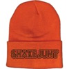 Shake Junt Stretch Logo Orange Beanie Hat - One size fits most