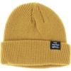 The Heated Wheel Stacked Mustard Beanie Hat - One size fits most