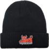 Toy Machine Skateboards Devil Cat Dock Black Beanie Hat - One size fits most