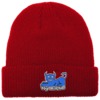 Toy Machine Skateboards Devil Cat Dock Red Beanie Hat - One size fits most