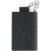Dogtown Skateboards Small Trifold Black Chain Leather Wallet