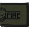 Spitfire Wheels LTB Script Bighead Olive / Black Bi-Fold Wallet