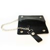 Suicidal Skates Logo Black Chain Leather Wallet