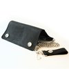 Suicidal Skates Logo Black Chain Leather Wallet